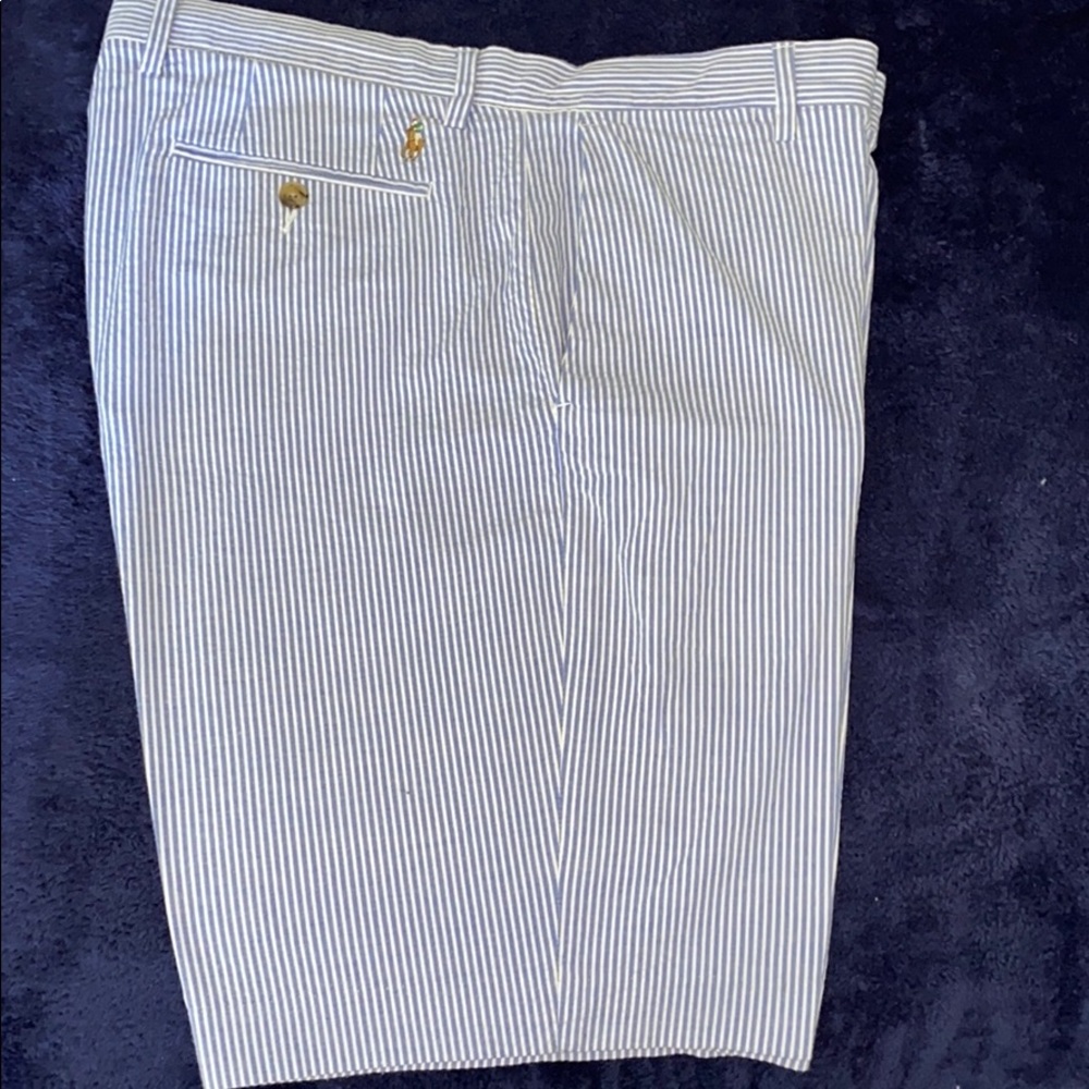 Men’s Polo Seersucker Shorts  36 W NWOT